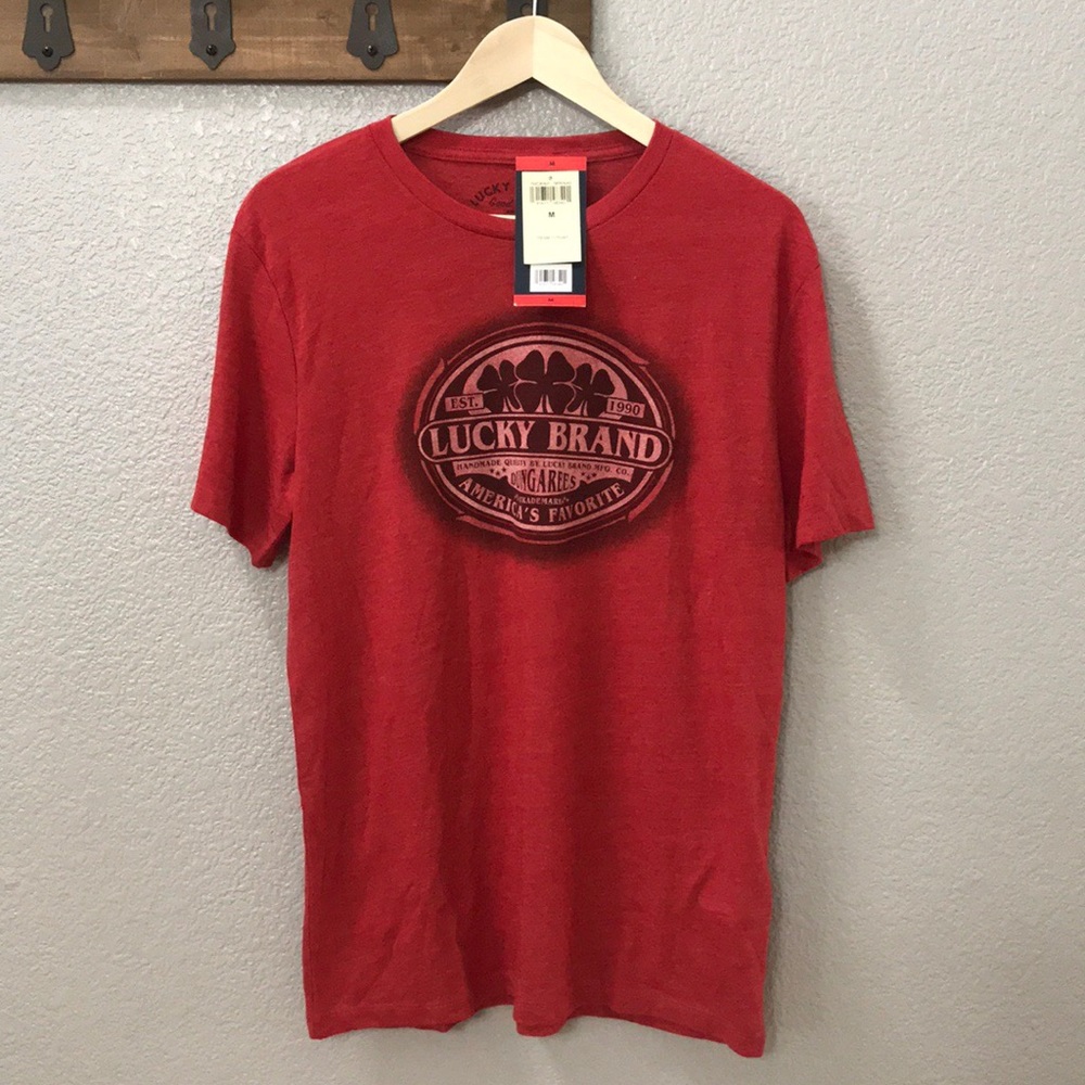 NWT Men’s Lucky brand graphic 🍀 tee shirt - Picture 2 of 4